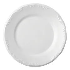 Estojo Com 6 Pratos Rasos Pomerode Porcelana Branca Schmidt Foto mini 3