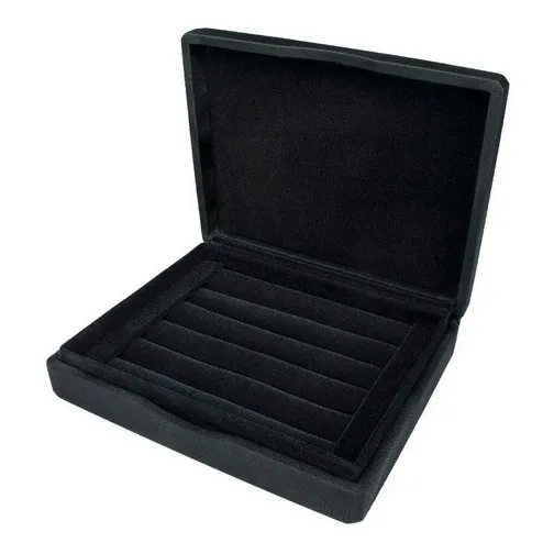 Estojo De Cetim Para Organizar Anéis Pequeno (15 X 20 Cm) Bh Cor Preto Foto 1