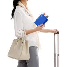 Estojo de passaporte Rfid Walnew Estojo de passaporte para passaporte Foto mini 2