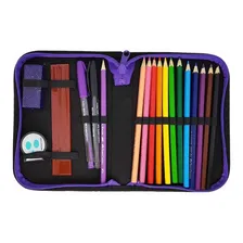 Estojo Escolar Caveirinhas Faber Castell Foto  mini 1