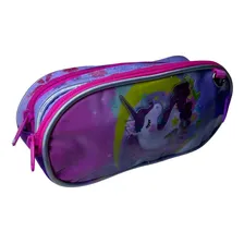 Estojo Escolar De Unicornio Com 2 Reparticoes Foto mini 3