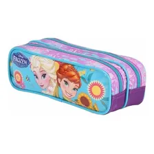 Estojo Escolar Duplo Dermiwil Frozen 60228 Estojo Escolar Cor Lilás Foto mini 1