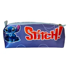 Estojo Escolar Infantil Stitch Azul Menino Foto mini 1