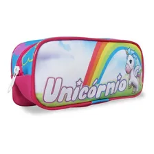 Estojo Escolar Infantil Unic贸rnio Foto mini 2