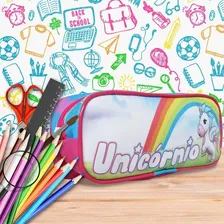 Estojo Escolar Infantil Unic贸rnio Foto mini 3