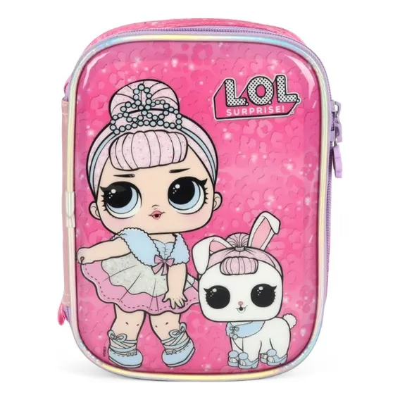 Estojo Escolar Lol Surprise Pink 100 Pens Ei41194lo Foto 1