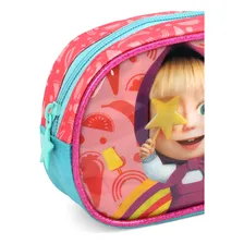 Estojo Escolar Masha E O Urso Luxcel - Salmão Foto mini  2