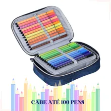 Estojo Escolar Rebecca Bonbon Rb Jeans 36 Pens Fashion Foto mini 4