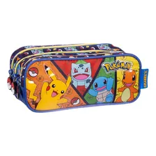 Estojo Escolar Triplo Pokemon Volta Aulas Escolar Caneta Cor Estojo - Pokemon Foto mini 2