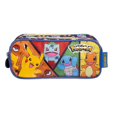 Estojo Escolar Triplo Pokemon Volta Aulas Escolar Caneta Cor Estojo - Pokemon Foto mini 1