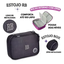 Estojo Feminina Clio Rebecca Bombom Rb8178 - !! Cor Preto Rb24534 Foto mini 2
