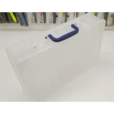 Estojo Hi Ed 36n Transparente Maleta Pesca Guarda Anzol Isca Cor Azul Foto mini 2