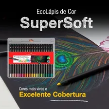 Estojo Lápis De Cor Supersoft 50 Cores Faber-castell Foto mini 4