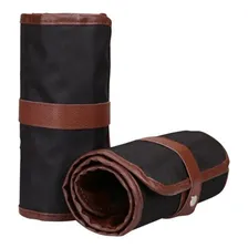 Estojo Lapis De Desenho Profissional Para 72 Peças Enrolável Cor Preto/marrom Foto mini 2
