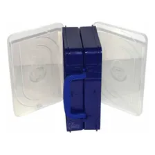 Estojo Maleta Hi Duplo Ed12 Divis贸rias Azul Isca Artificial Foto mini 3