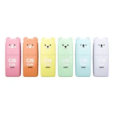 Estojo Marca Texto Cis Fun Mini 6 Cores Pastel Foto mini  2