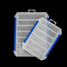 Estojo Marine Sports 6 Divisorias P/iscas Artificiais Mtb255 Cor Transparente/Azul Foto mini 2