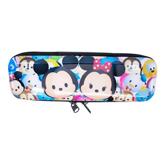 Estojo Metal Disney Mickey Minnie Tsum Tsum 6 Cm Cor Branco Estojo Metal Branco Mickey Minnie Tsum Tsum Foto 1