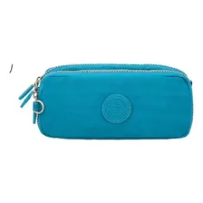 Estojo Necesserie Vivatti 2 Zíper Escolar Nylon Tactel 2671 Foto  mini 1