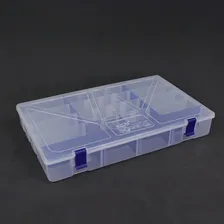 Estojo P/ Iscas Grande C/ 24 Divisões 5cm Altura Opção Cores Cor Travas Azul Foto mini  2
