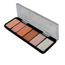 Estojo Paleta Corretivo Base Mia Make Kit 5 Cores + Pincel Tom Corretivo Nude Foto mini  2