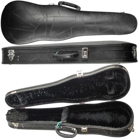 Estojo Para Violino 4/4 Leilo Case Costurado Preto Foto 1