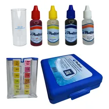 Estojo Teste Para Ph,alcalinidade E Cloro Da Agua Da Piscina Foto mini 1