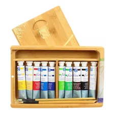 Estojo Tinta Óleo Coffret Natura Box Lefranc Bourgeois Foto mini 1