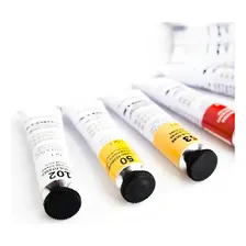 Estojo Tinta Oleo Com 10 Cores Basicas De 20ml Corfix Foto mini 3
