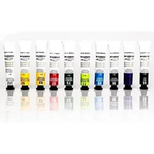 Estojo Tinta Oleo Com 10 Cores Basicas De 20ml Corfix Foto mini 2