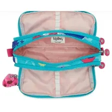 Estojo Triplo Gitroy Kipling Artistic Blue Cor Space Unicorns Foto mini 3