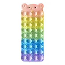 Estojo Ursinho Chiclete Pop It Fidget Toy Bublle Exclusivo Foto mini 1