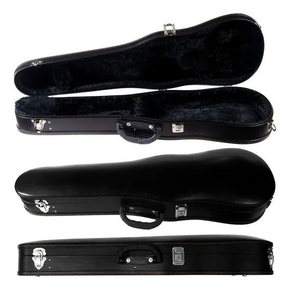 Estojo Violino 4/4 Leilo Case Classic Preto Foto 1