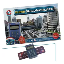 Estrela Jogo Super Banco Imobiliário Com Maquininha Azul Foto mini 1