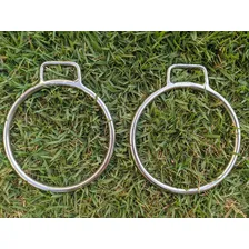 Estribo Argola Aço Zincado 2 Peças 15cm De Largura Cor Prata Foto mini 2