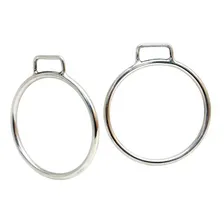 Estribo Argola Aço Zincado 2 Peças 15cm De Largura Cor Prata Foto mini 1