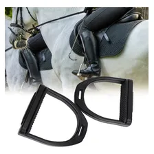 Estribo Equestre Estribo Antiderrapante Estribo De Segurança Plásticos Estribo Estribo Para Montar A Cavalo Estribos Leve Pista Larga Estribo De Equitação Suprimentos Equestres Plástico Foto mini 4