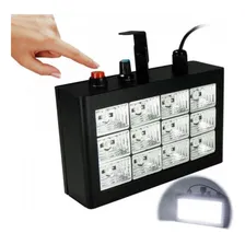 Estrobo Rítmico Luatek Lk- 186 Para Festa Rgb 12 Leds Bivolt Foto mini  2