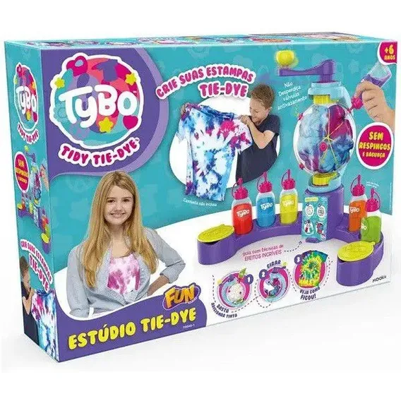 Estúdio Tie Dye Kit Tybo Fun - Fun F0049-1 Foto 1