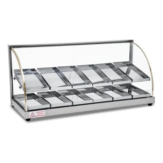 Estufa Bancada Salgados Horizontal 12 bandejas duplas Ultrafeu W12bd 127V Foto 1