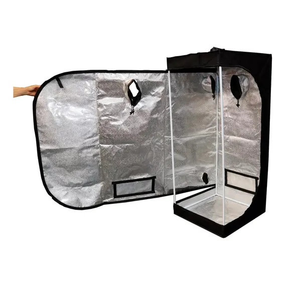 Estufa Grow Cultivo Indoor - Wee Grow - 80x80x160 Cm Cor Preto Foto 1