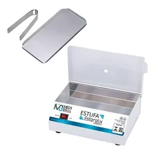 Estufa Manicure Esterilizadora Alicates Unha + Kit Mega Bell Cor Branco 127V/240V Foto mini 2