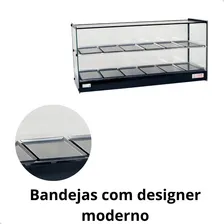 Estufa para salgados dupla 12 bandejas 110v Foto mini 4
