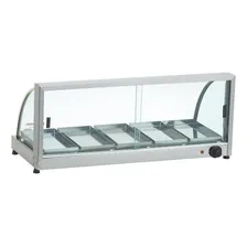 Estufa Vitrine Expositora Elétrica Para Salgados 5 Bandejas 110v Foto mini 4