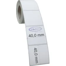 Etiqueta 40x40 Balança Toledo - Caixa 40 Rolos - 30 Metros Cor Branco Foto mini  2
