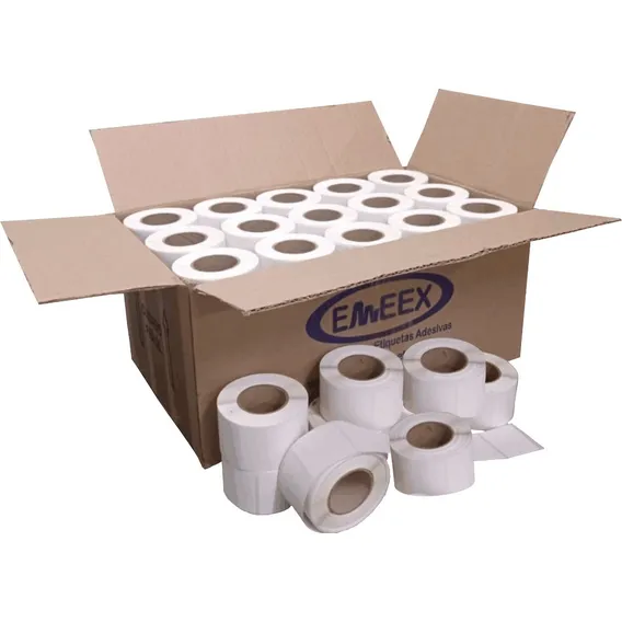 Etiqueta 40x40 Balança Toledo Prix - 60 Rolos Cor Branco Foto 1