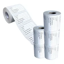 Etiqueta Anvisa De Validade Para Freezer - 4Food Print - 2325 Etiquetas Caixa Com 05 Rolos Foto mini 1