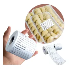 Etiqueta Anvisa De Validade Para Freezer - 4Food Print - 2325 Etiquetas Caixa Com 05 Rolos Foto mini 2