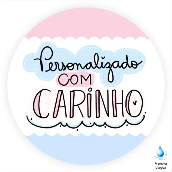 Etiqueta Autoadesiva De Adesivo Vinil Com Formato De Rolo Kidecor Adesivo Personalizado Circular Personalizado Cor Rosa-claro 3cm Foto 1