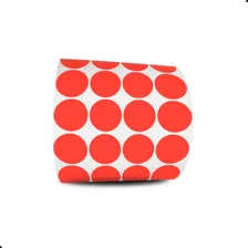 Etiqueta Bolinha 2 Cm Vermelha 1000 Etiquetas - 2 Rolos Cor Vermelho Foto mini  2